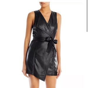 BCBGMAXAZRIA
Layla Sleeveless Faux Leather Mini Dress -S- Brand New/ tags attach